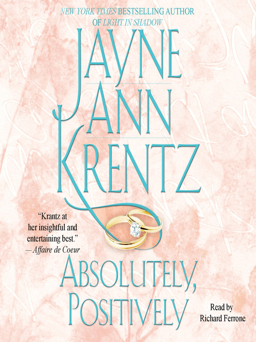 Title details for Absolutely, Positively by Jayne Ann Krentz - Available